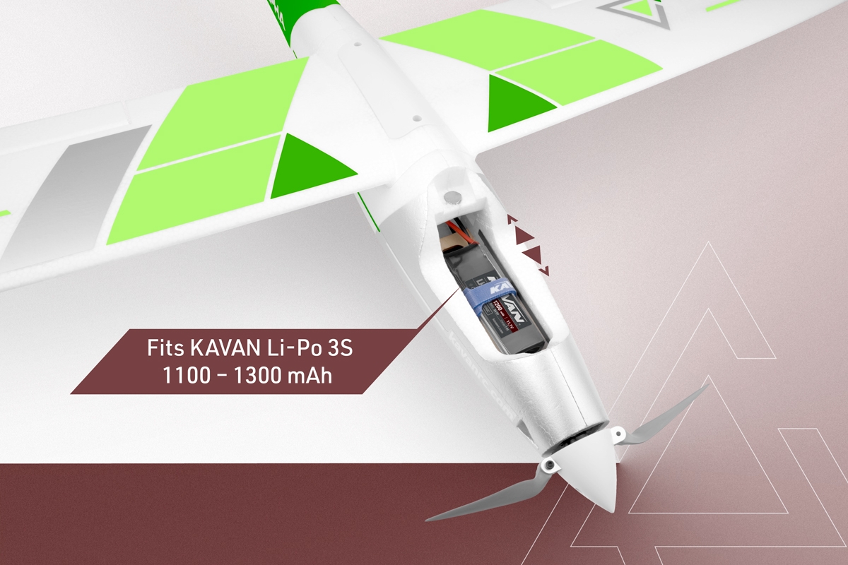 KAVAN Alpha V2 1500mm PNP - green KAV02.8075V2